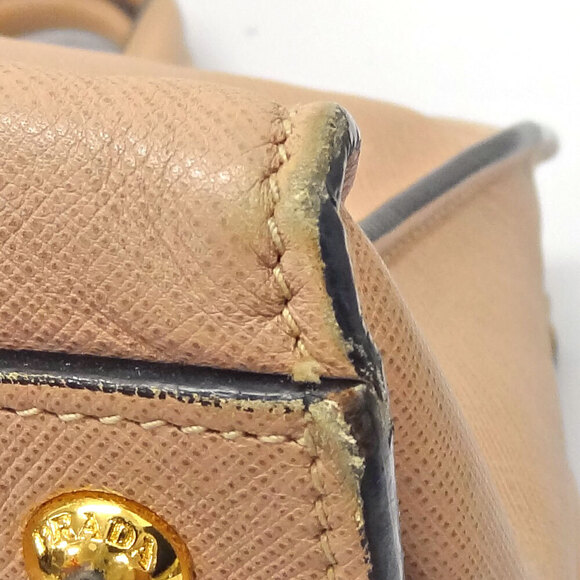 Prada Shoulder Bag Pink Leather Handbag Strap - Picture 4 of 9